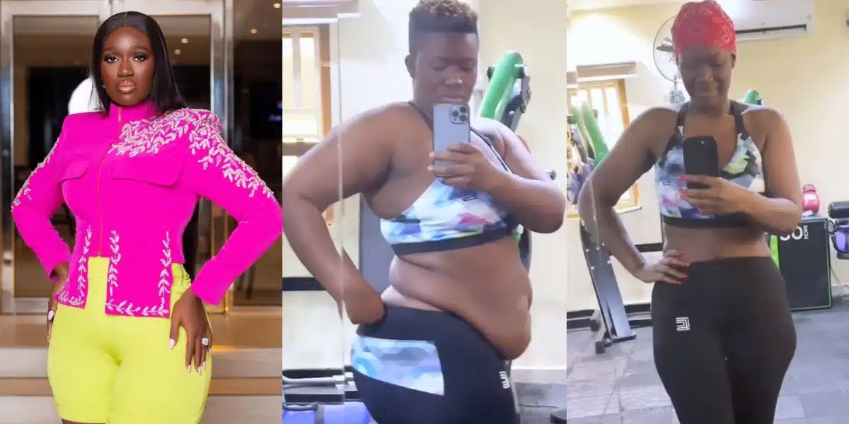 Real Warri Pikin shares weight loss transformational video before and after surgery
