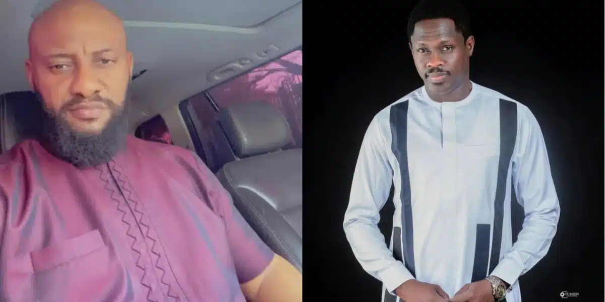“After all your clout, Jagaban no give you appointment” – Netizens drag Yul Edochie as he celebrates Ali Nuhu’s new appointment