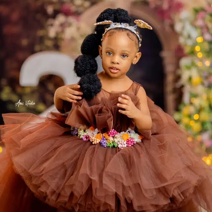 Congratulations pour in as AY Makun celebrates his daughter’s second birthday