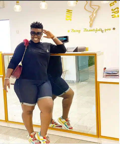 “Too big then, now too small” – Toolz blasts critics of Warri Pikin’s weight loss