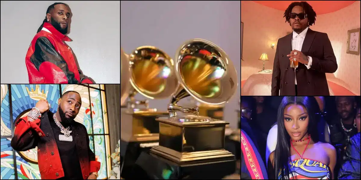 2024 Grammy Awards: Davido, Burna Boy others lose out; check out full list