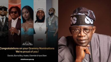 “You are all winners”– President Tinubu extends encouragement to all 2024 Nigerian Grammy Award nominees following losses